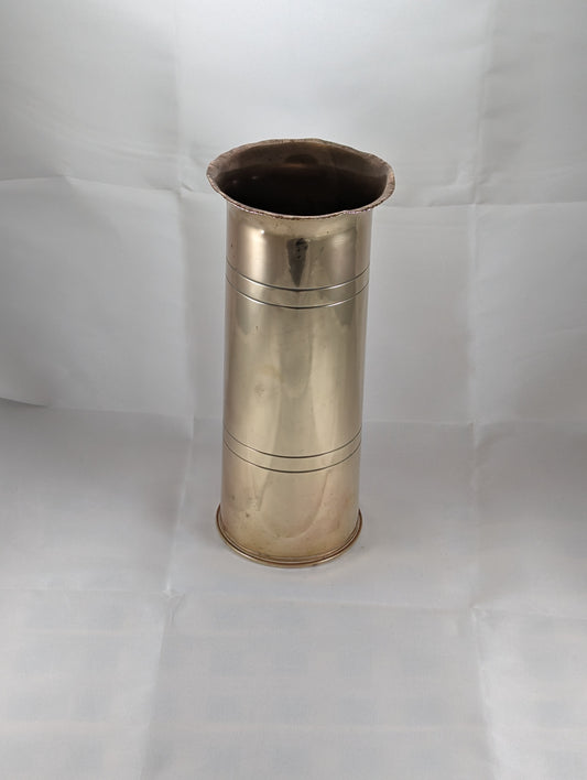 Trench Art WW2 25 Pounder Trench Art Vase