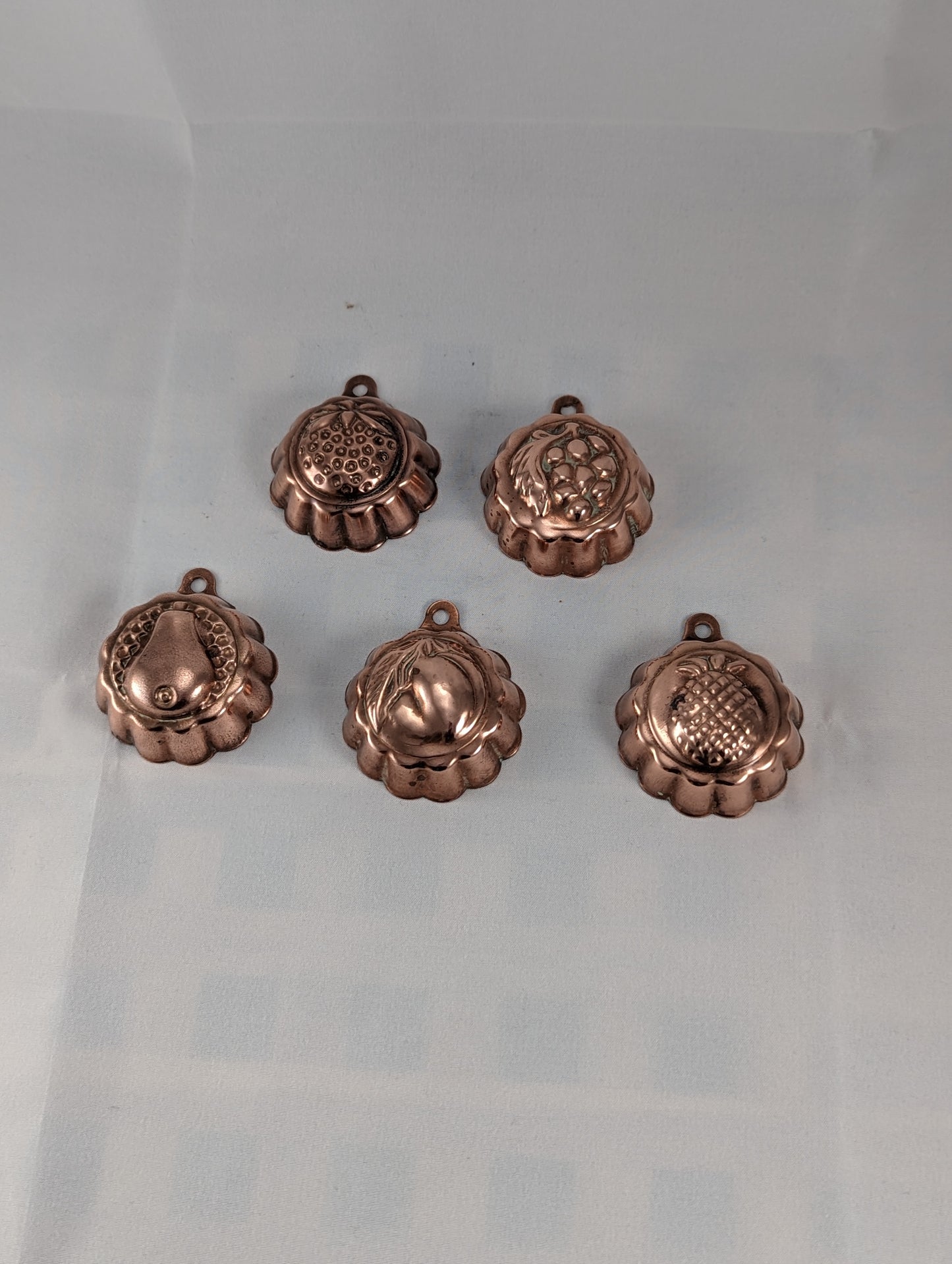 Copper Vintage Jelly Molds