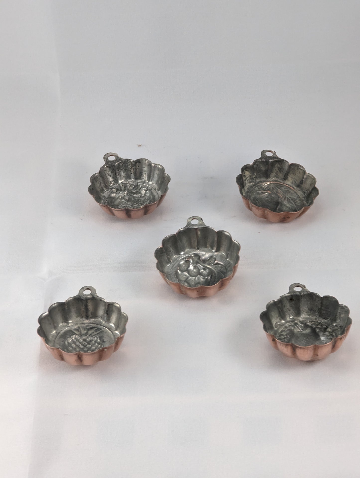 Copper Vintage Jelly Molds