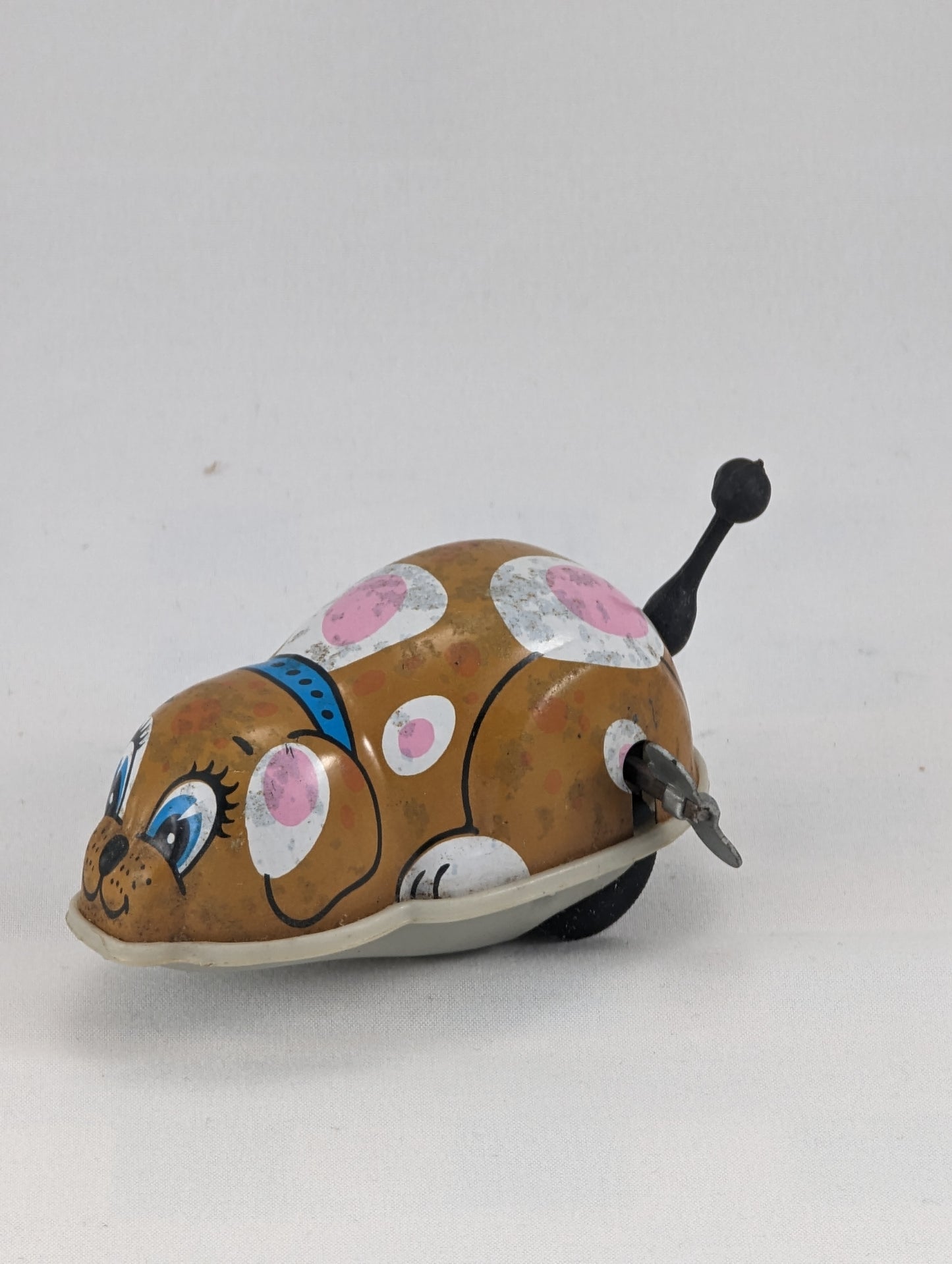 Old Vintage Tinplate Mouse and a Jumping Frog