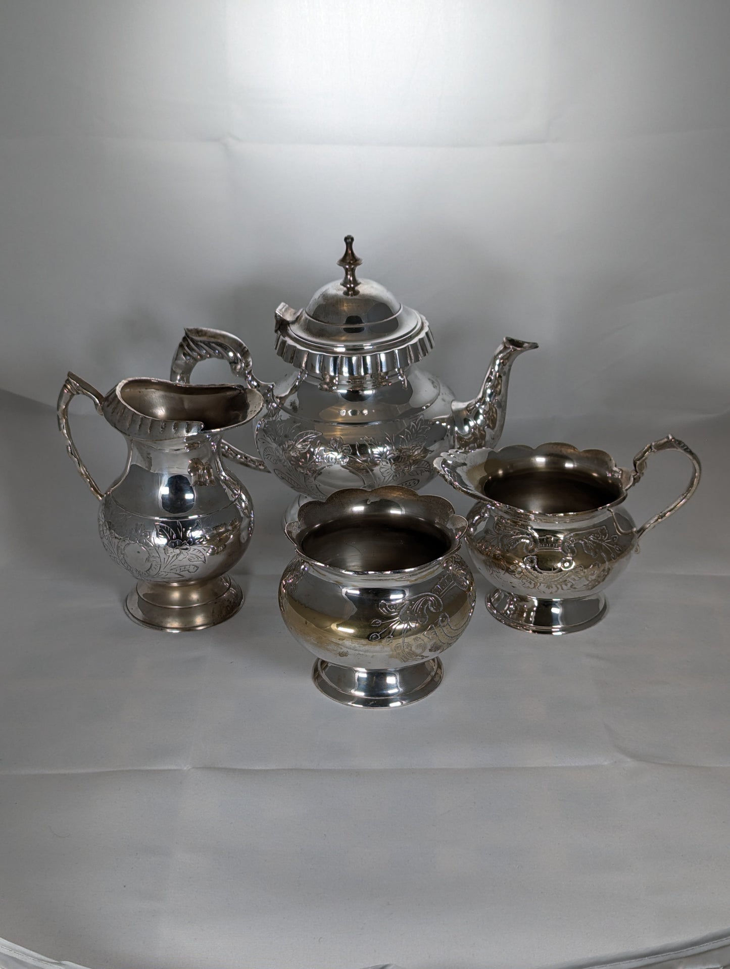 Vintage Silver Plated Tea Set