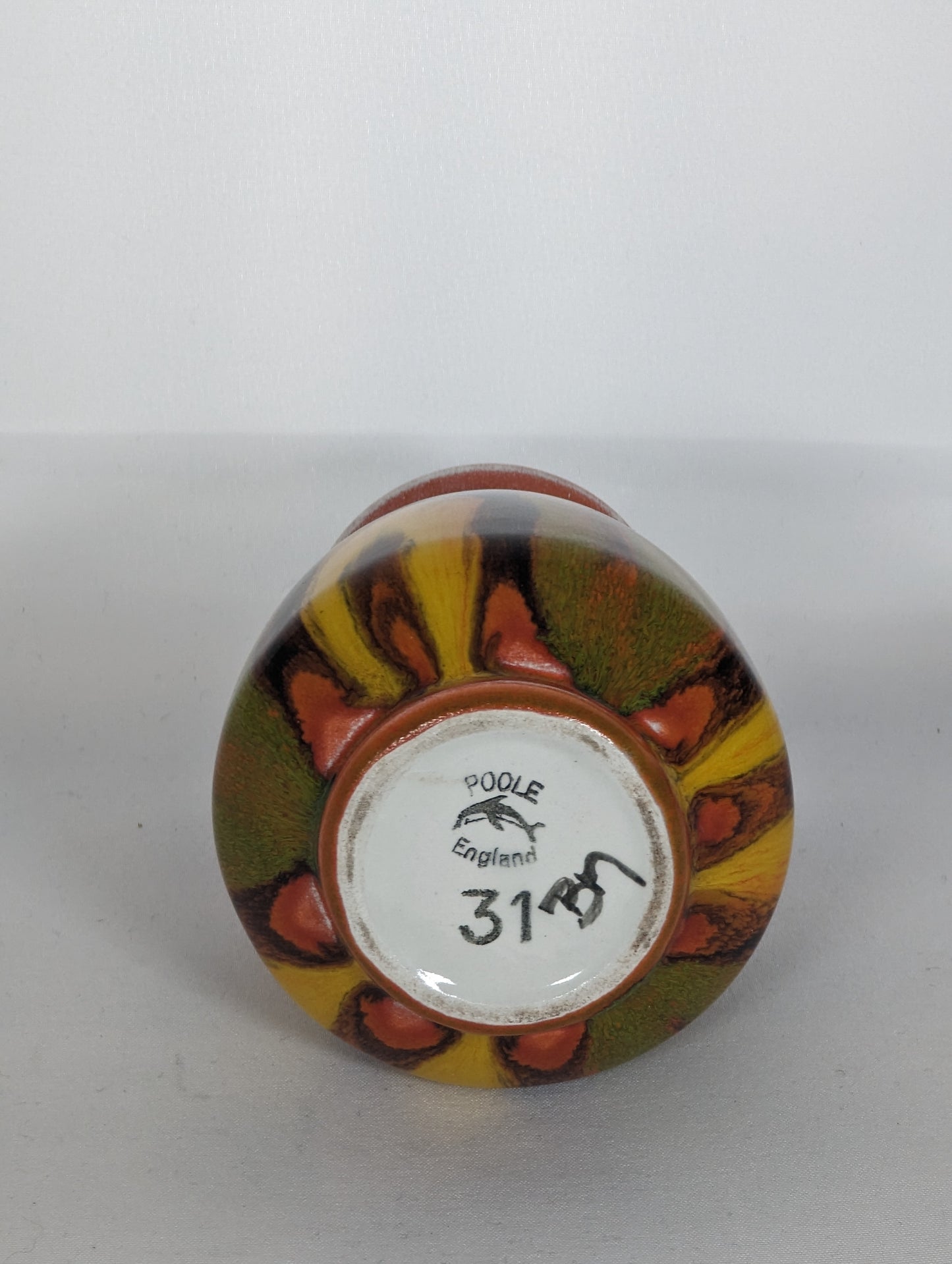 Poole Pottery Delphis Vintage Hand Painted Vase (31)