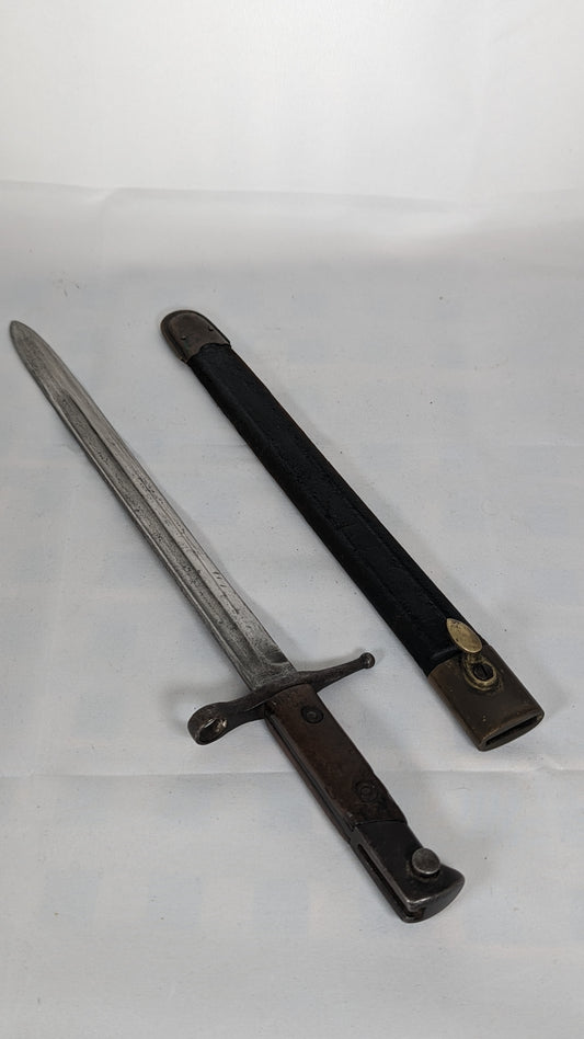 Italian Model 1891 Bayonet with Scabbard