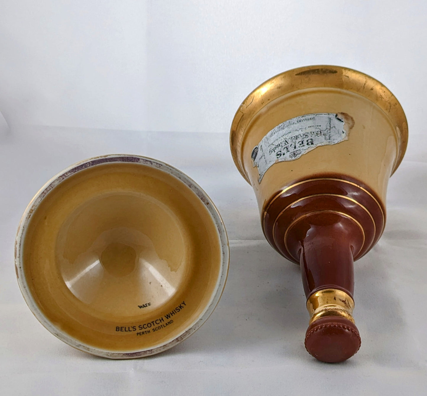 Wade Ceramic Bells Old Scotch Whisky Decanter Lg