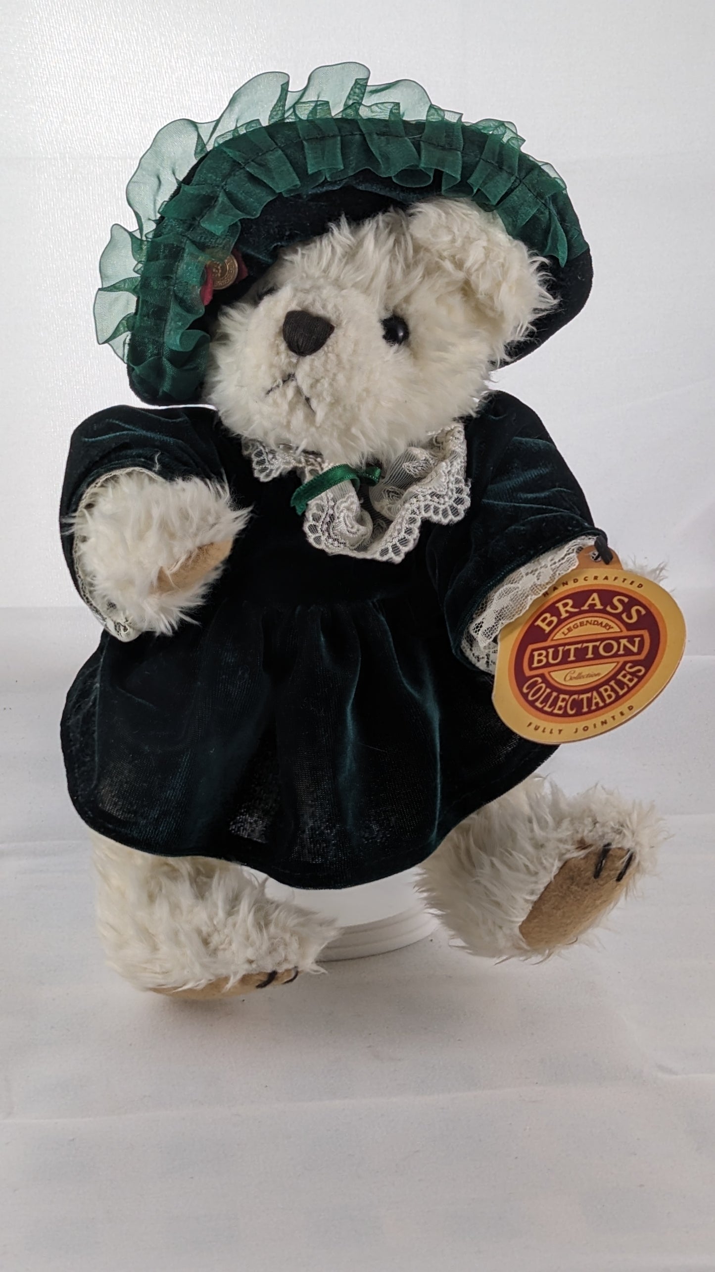 Brass Button Bear 'Bianca'