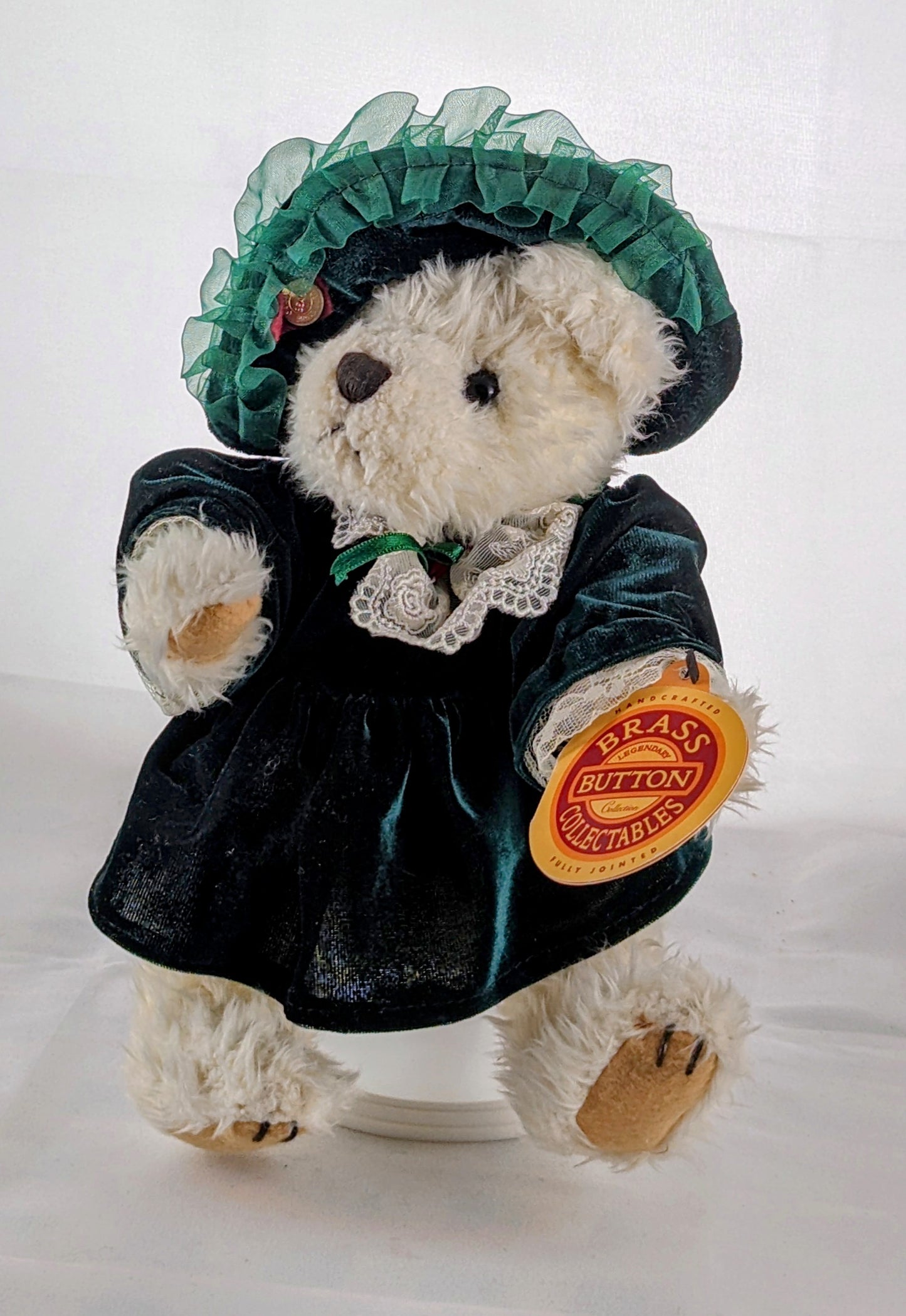 Brass Button Bear 'Bianca'