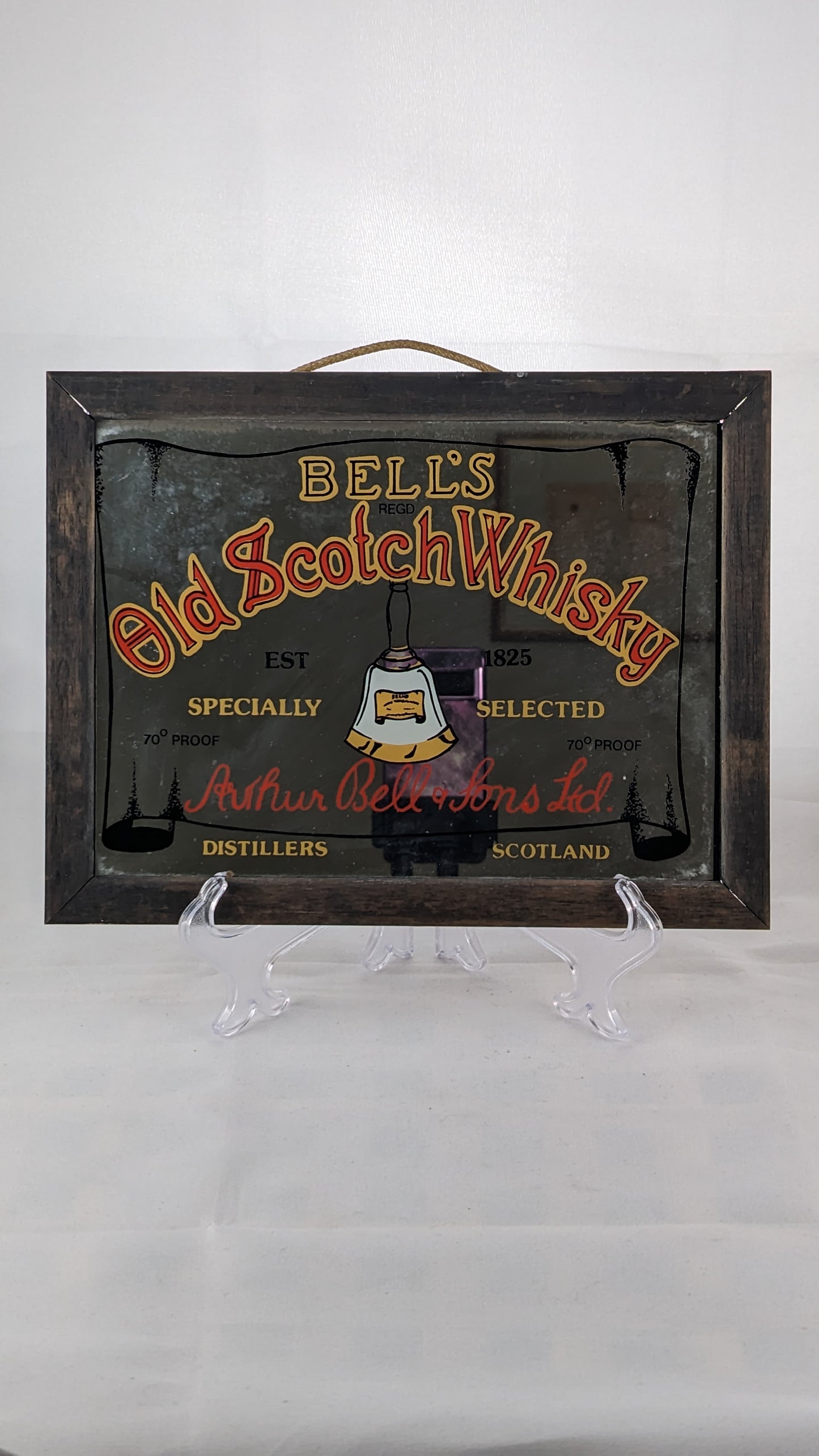 Bells Old Scotch Whisky Bar Mirror Sign