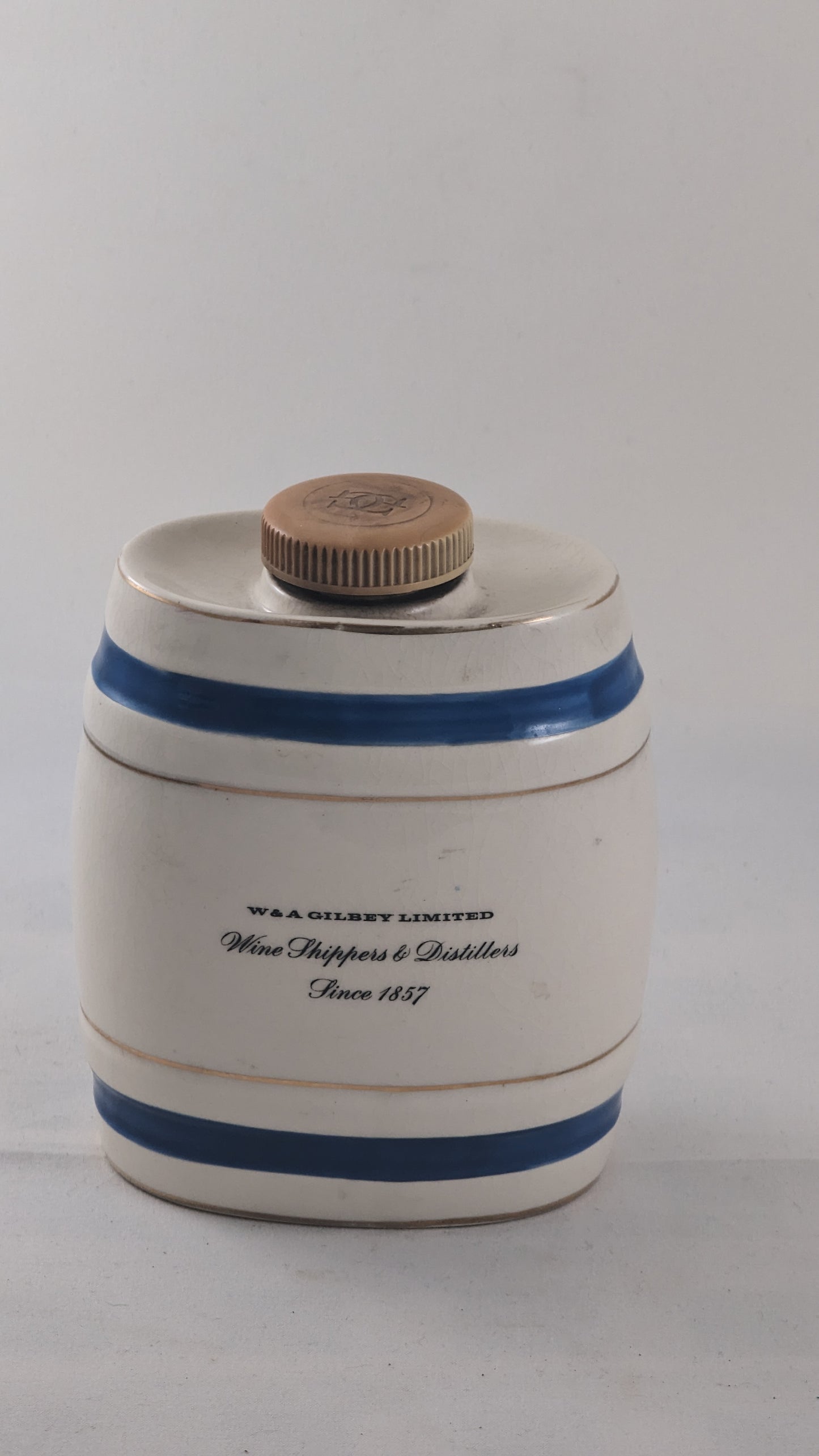Vintage Wade Royal Victoria Ceramic Barrel Decanters x 5