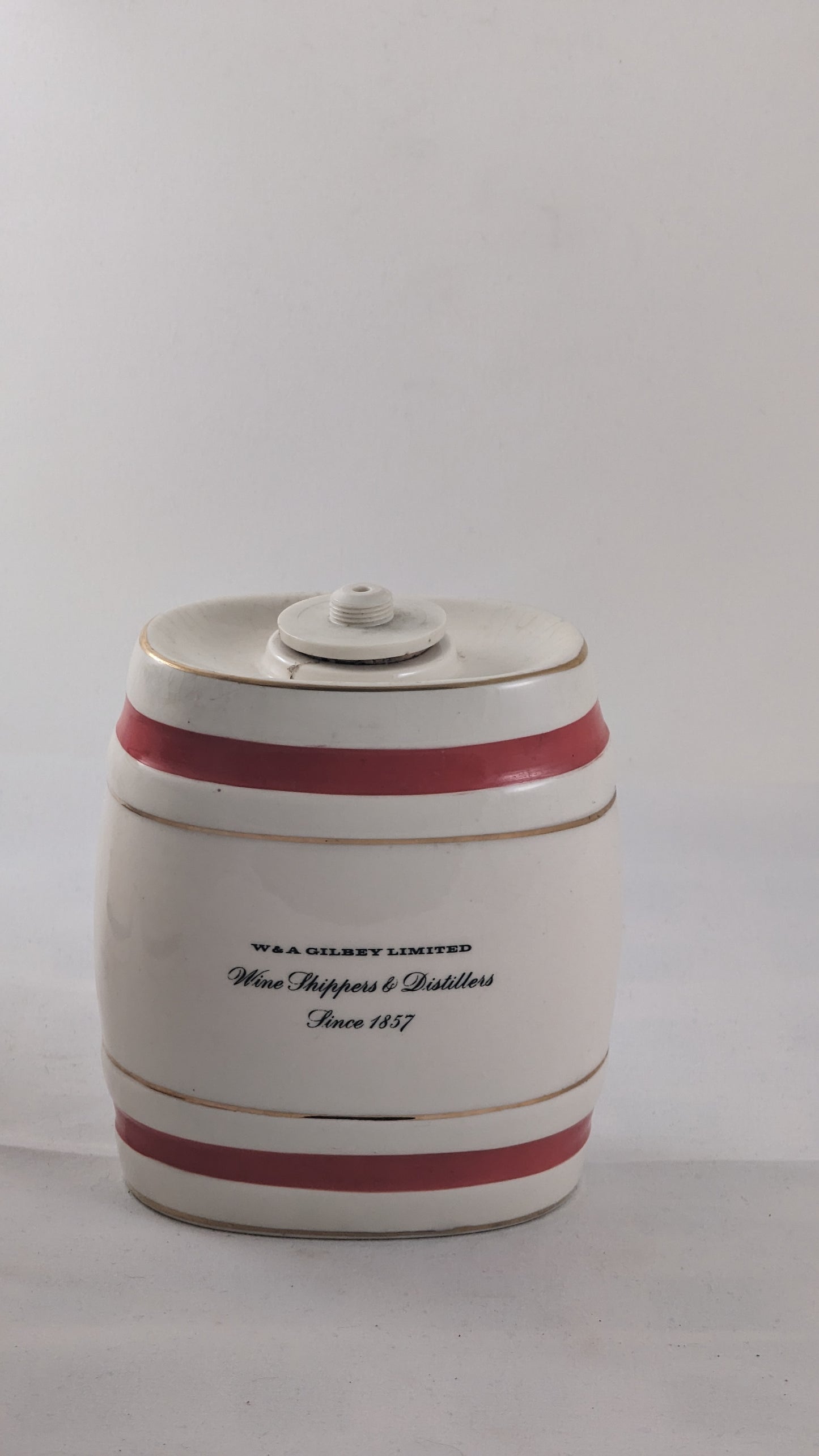 Vintage Wade Royal Victoria Ceramic Barrel Decanters x 4