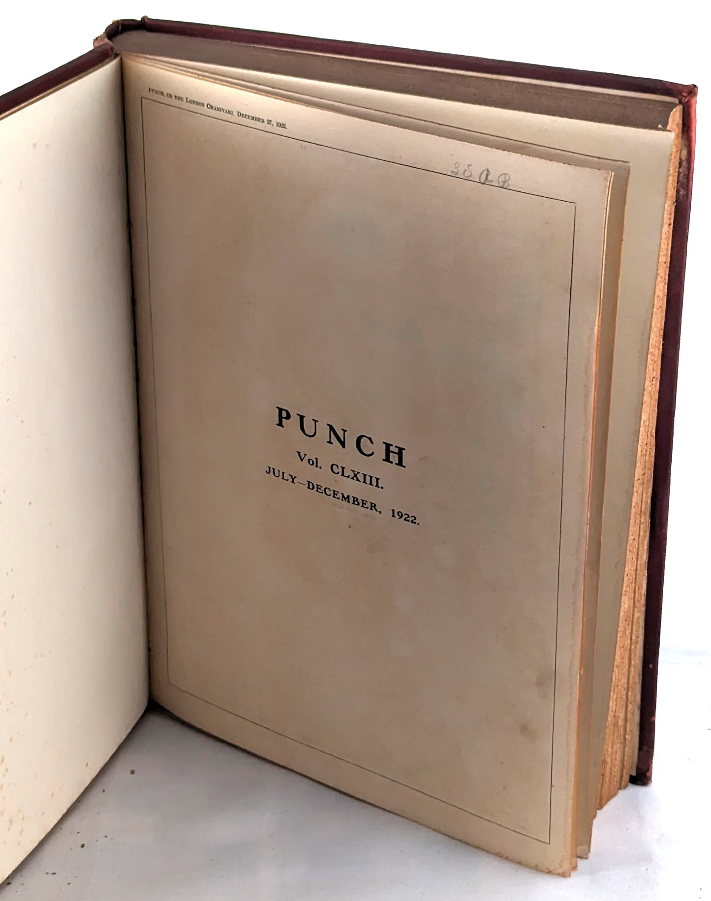 Punch Annual *Rare* 1922 July-Dec