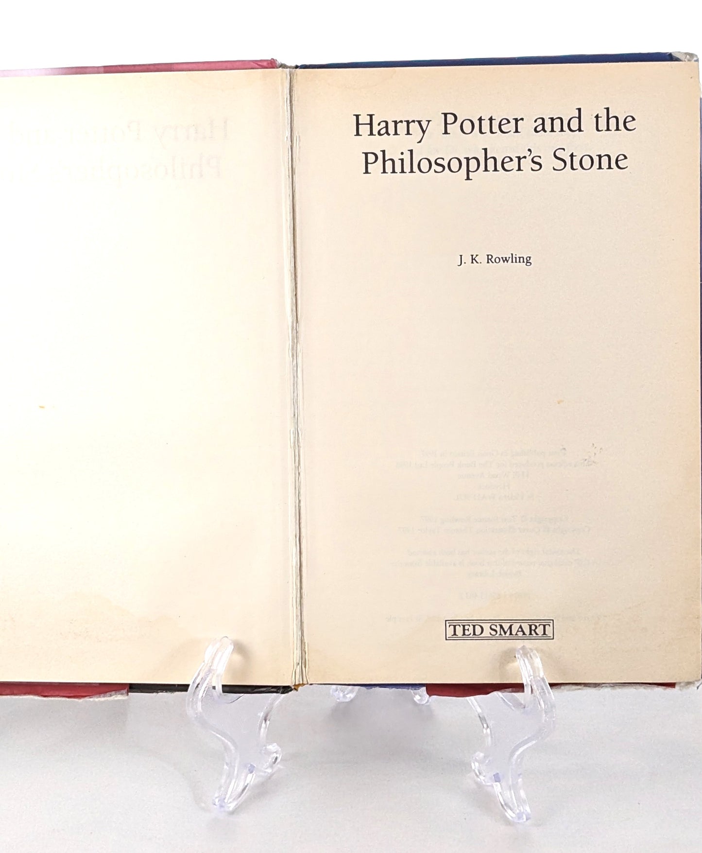 Harry Potter and the Philosopher's Stone First Edition First Print