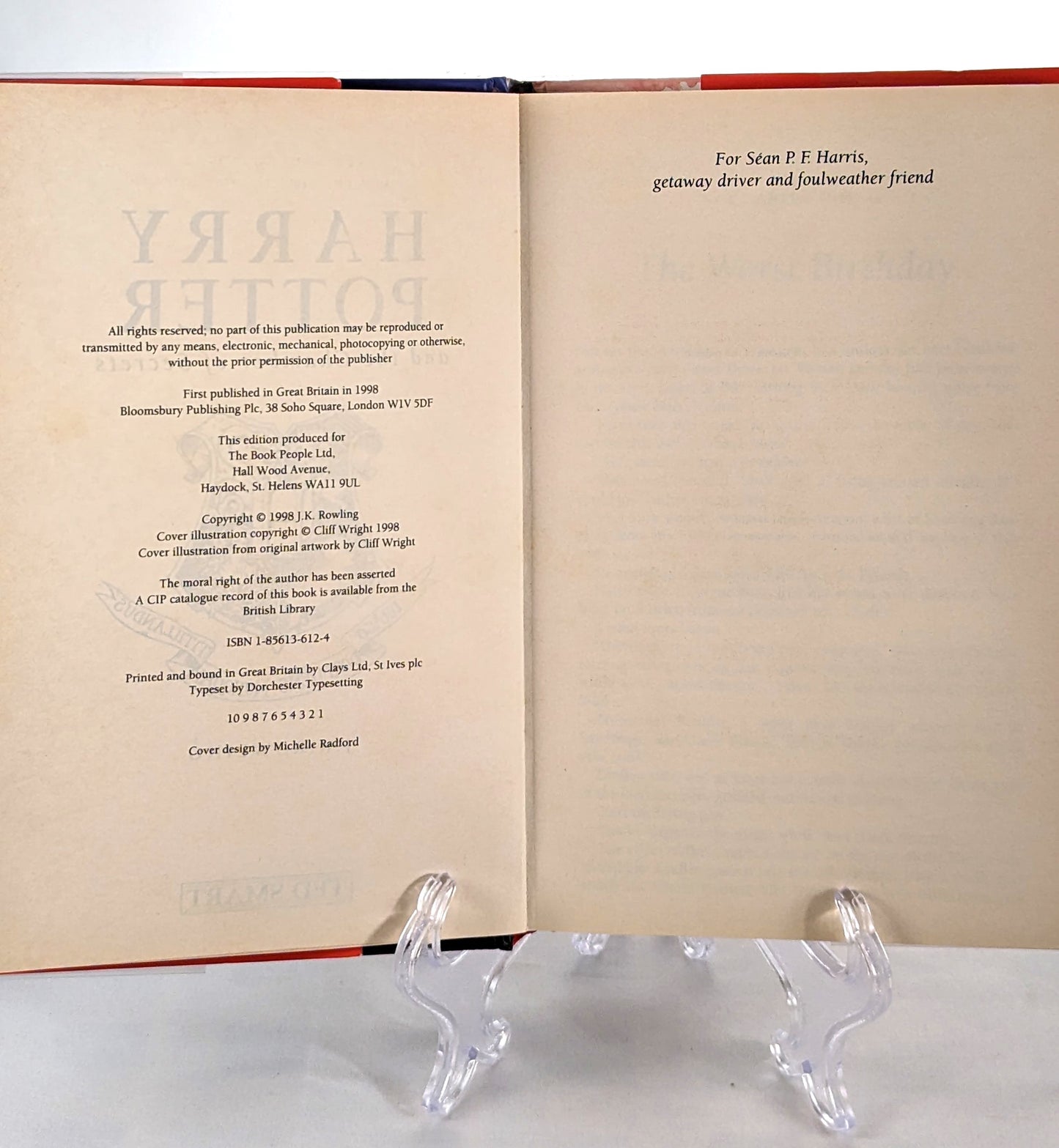 Harry Potter and the Chamber of Secrets First Edition First Print