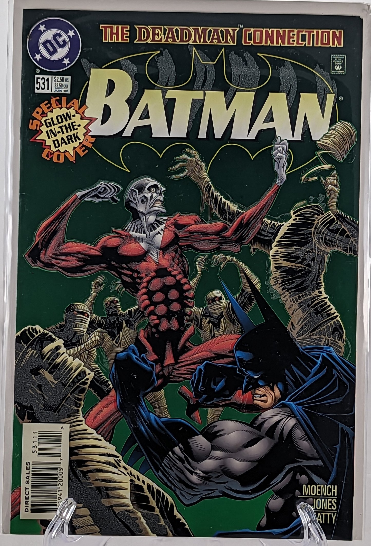 Batman Issue 531 The Deadman Connection (Special Glow In The Dark Cover)