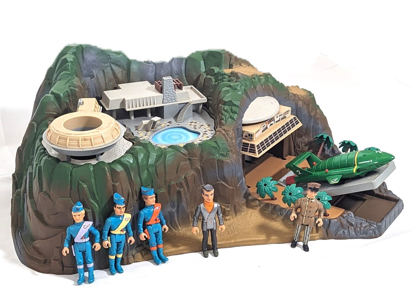 Vintage Thunderbirds Tracy Island Matchbox in Original Box