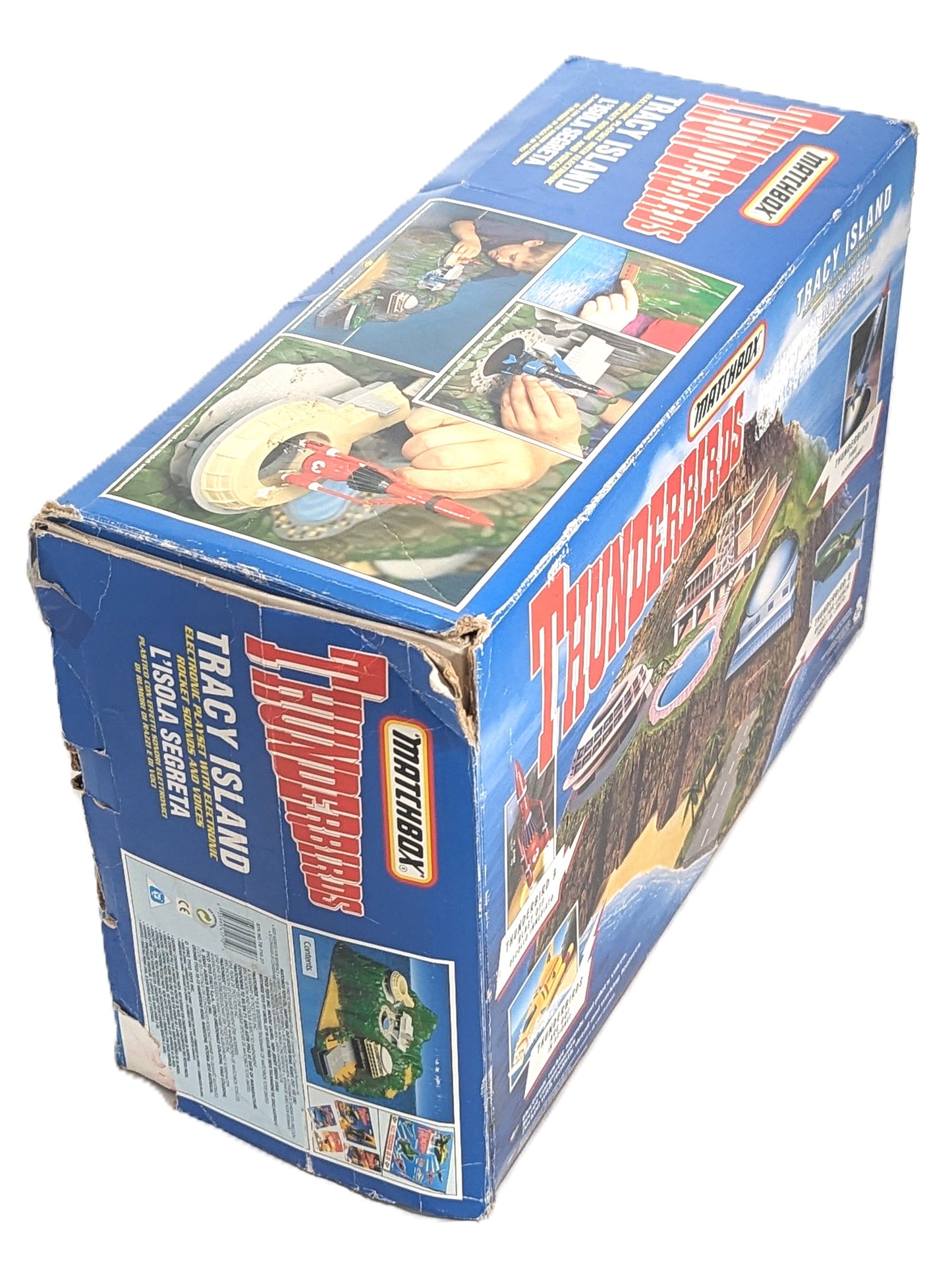 Vintage Thunderbirds Tracy Island Matchbox in Original Box