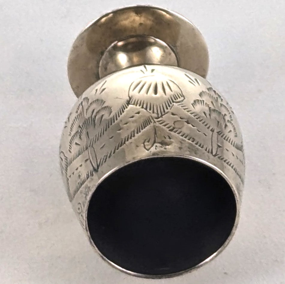 Miniature Brass Wine Goblet