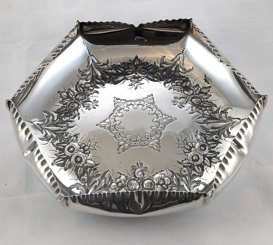 Antique Floral Dish JS&S