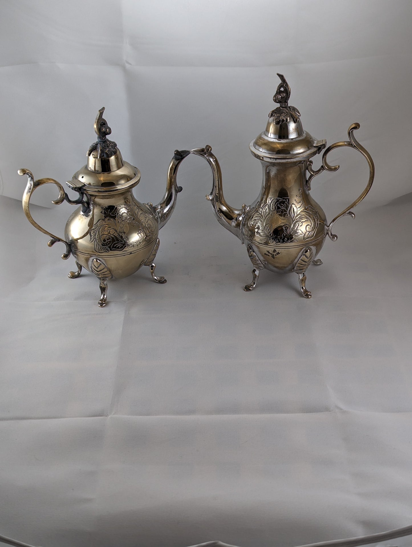 Vintage Silver Plated Tea and Coffee Pots