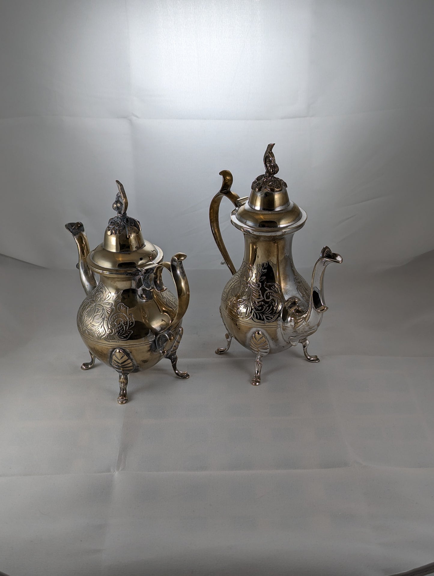 Vintage Silver Plated Tea and Coffee Pots