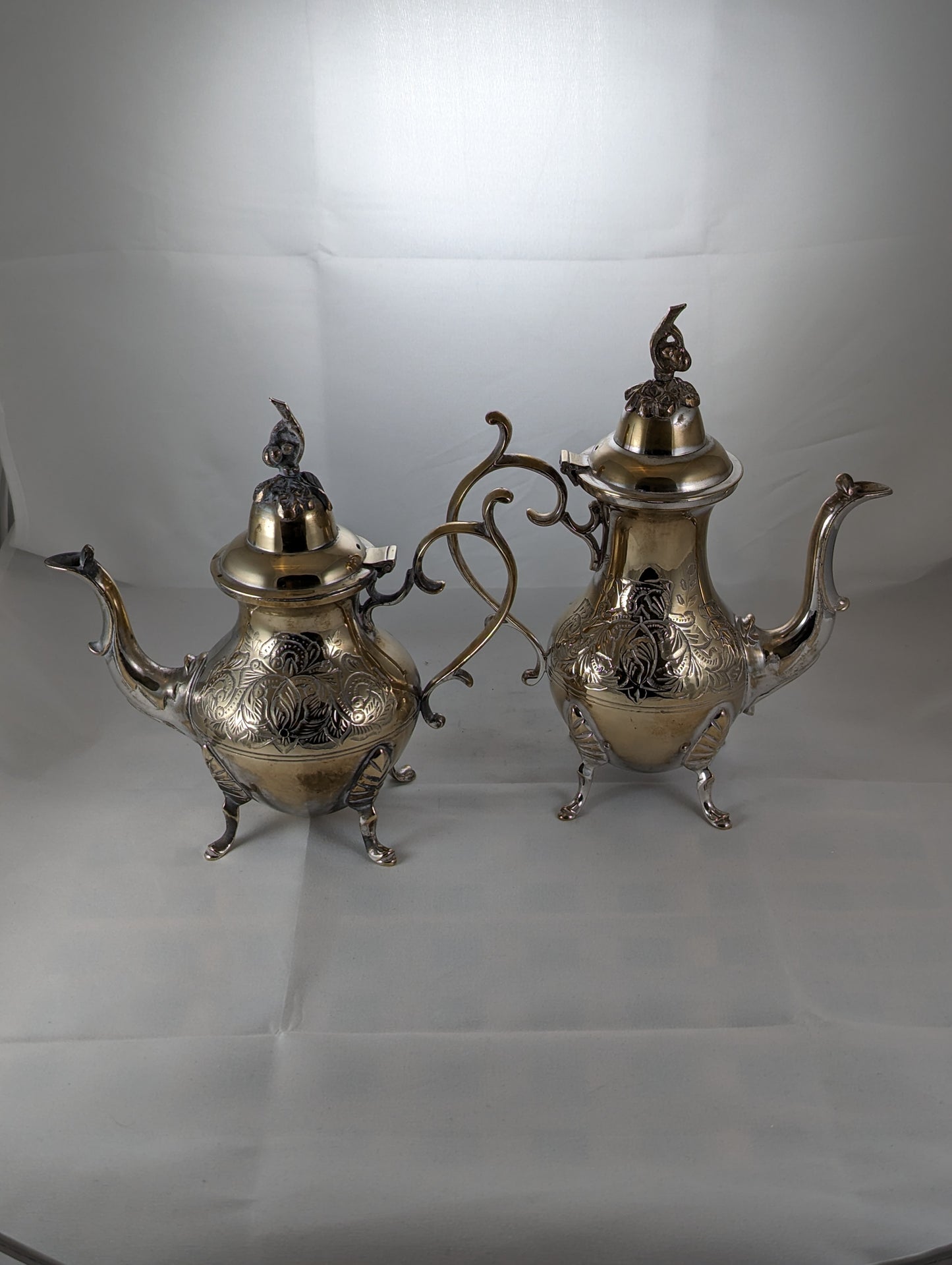 Vintage Silver Plated Tea and Coffee Pots