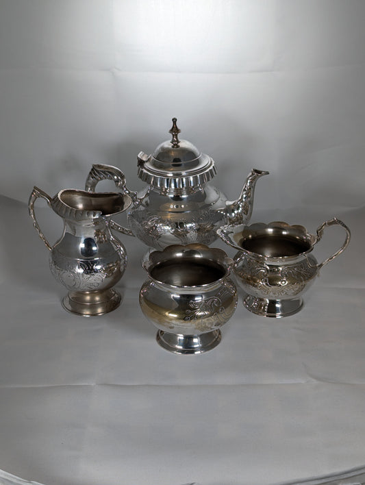 Vintage Silver Plated Tea Set