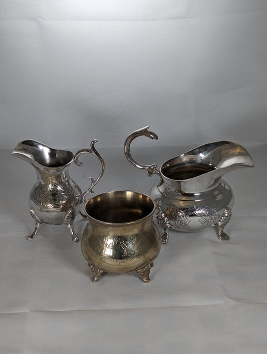 Vintage Silver Plated Jugs and Bowl