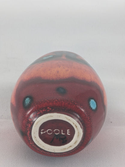 Poole Pottery 'Volcano' Small Vase