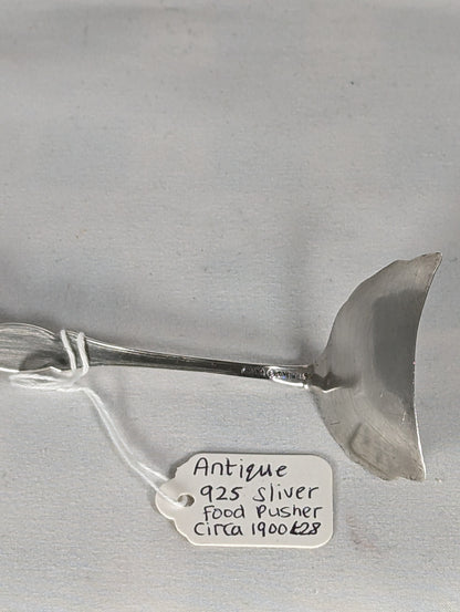 Sterling Silver Food Pusher