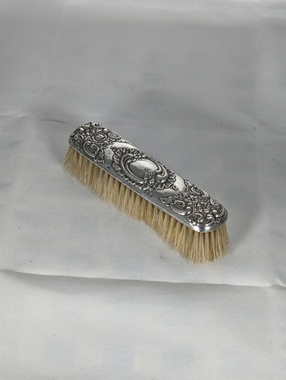 Solid Silver Vanity Hair Brushes