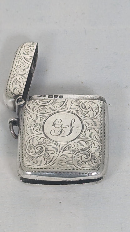 Silver Vesta Case