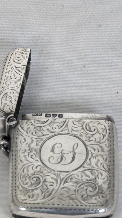 Silver Vesta Case