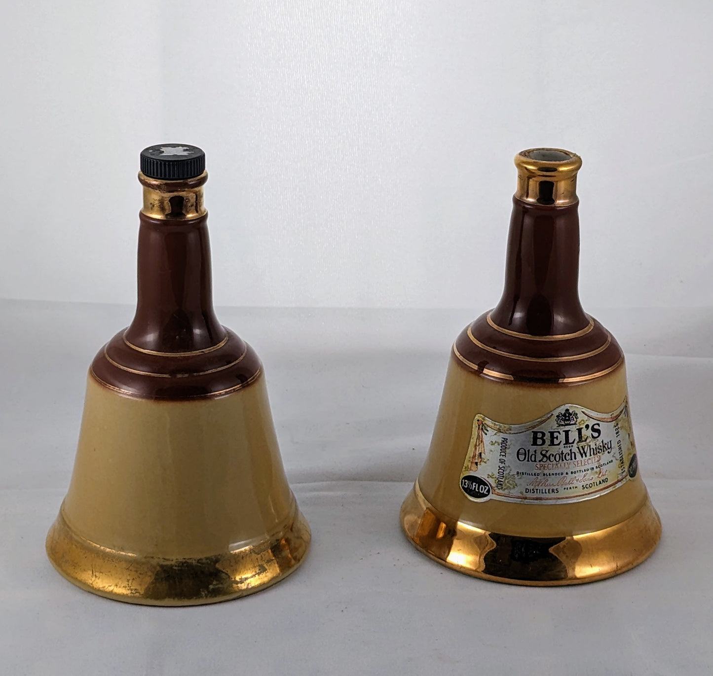 Wade Ceramic Bells Old Whisky Decanters Sm