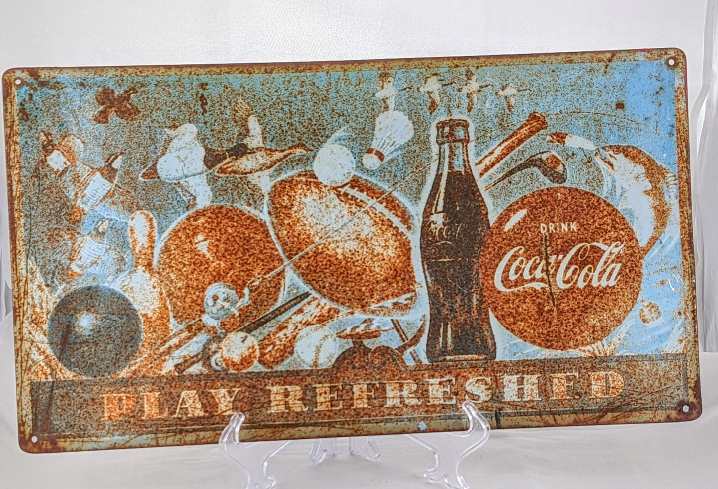 Vintage Coca Cola Shop Sign