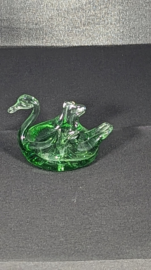 Decorative Glass Swan