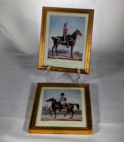 Officer On Horseback 2 x Military Prints