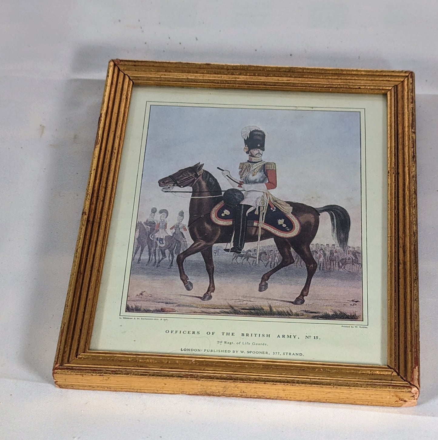 Officer On Horseback 2 x Military Prints