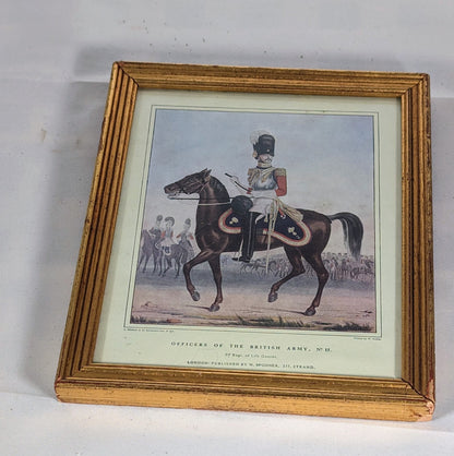 Officer On Horseback 2 x Military Prints