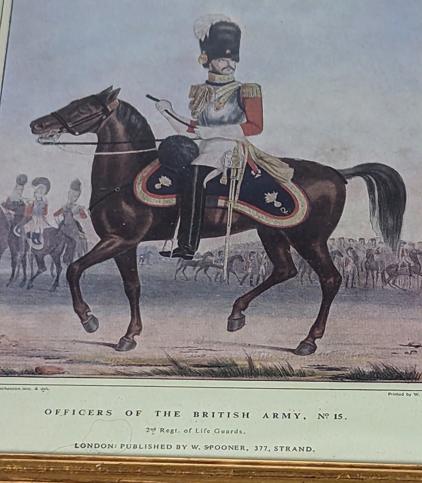 Officer On Horseback 2 x Military Prints