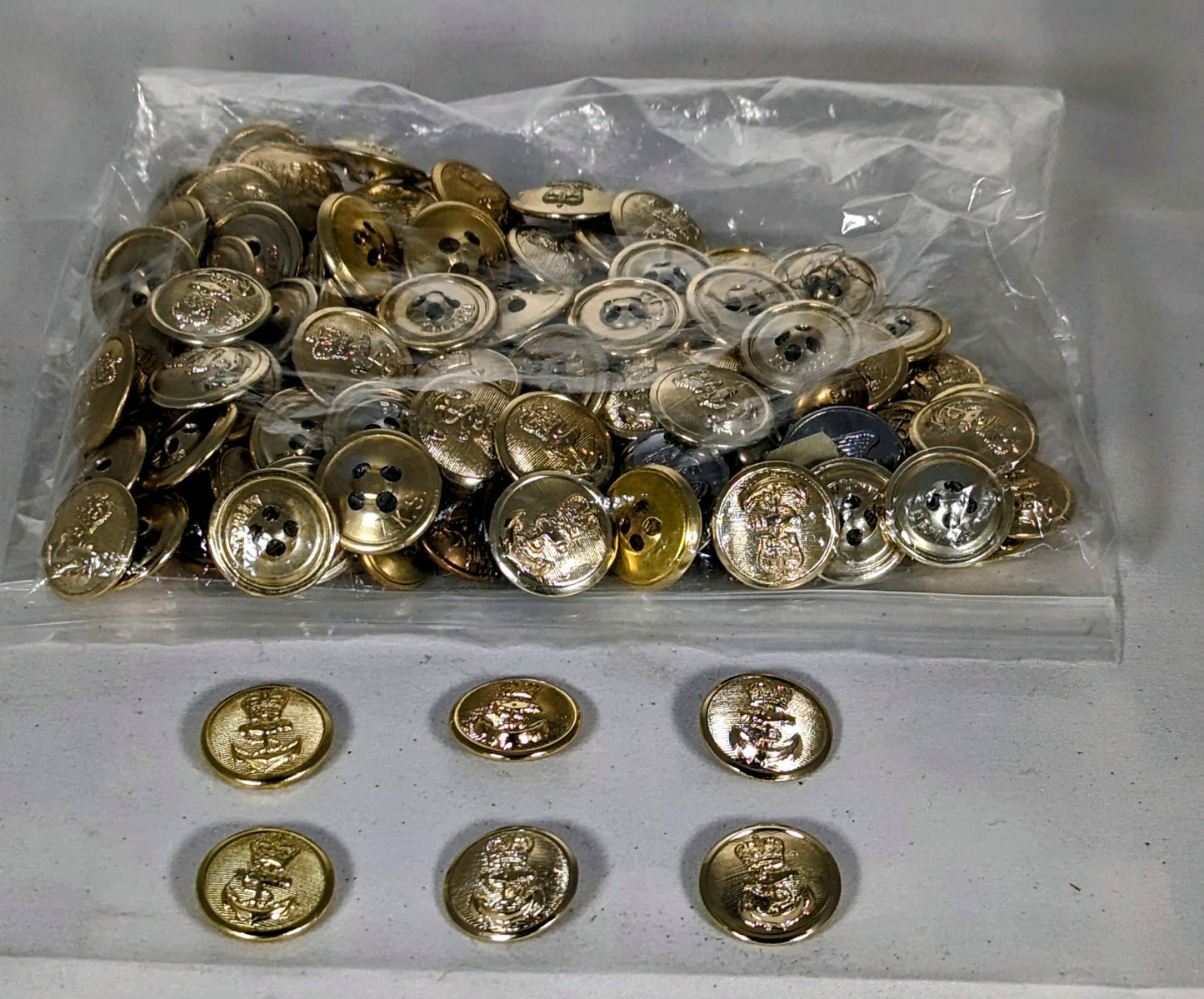 Royal Navy Uniform Buttons (assorted)