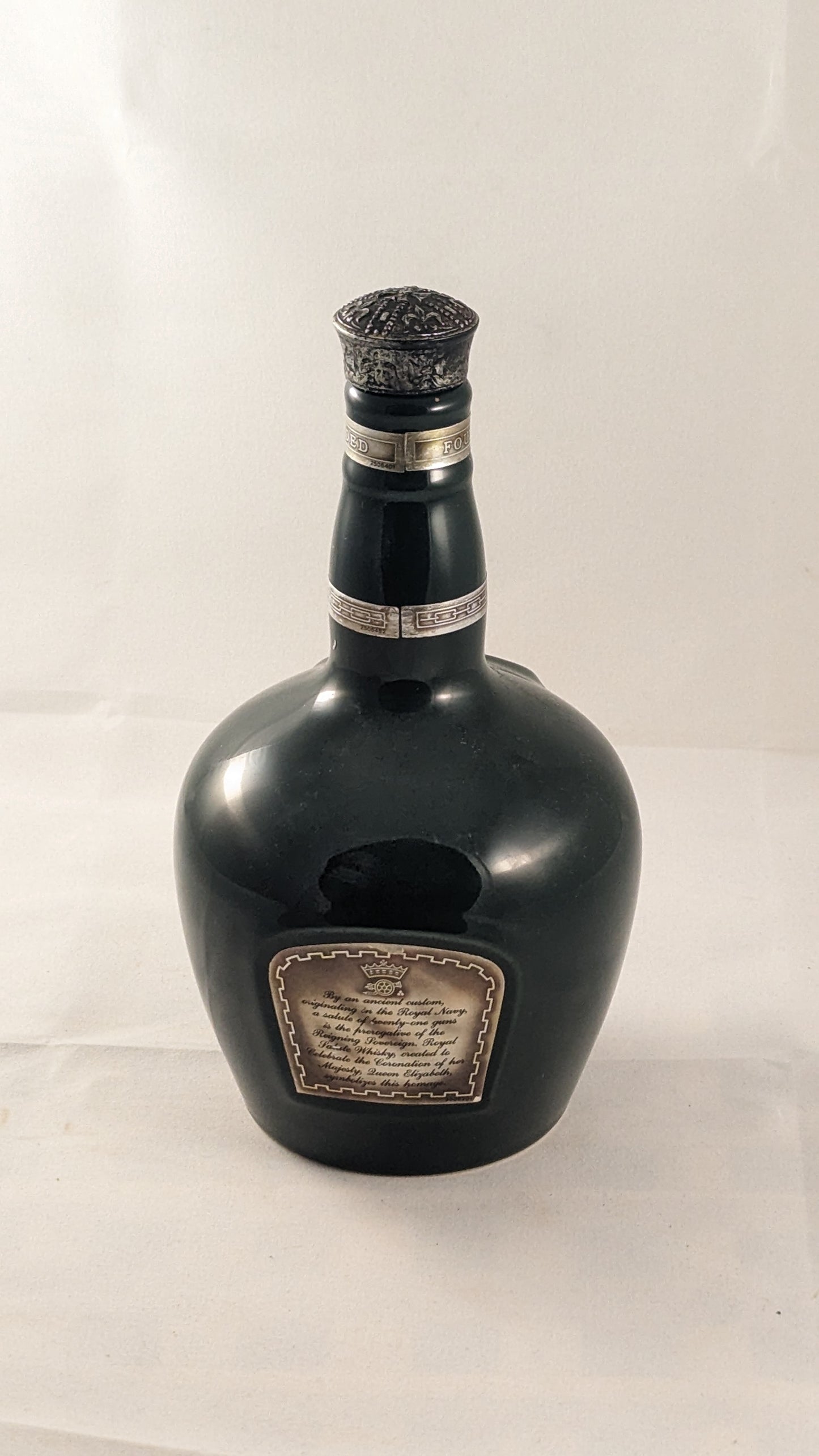 Vintage Original Chivas Royal Salute Whisky Decanter (Green)