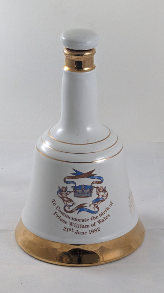 Vintage Bell's Scotch Whisky Commemorative Porcelain Decanter