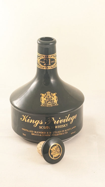 Vintage Wade Bruce & Company Kings Privilege Whisky Decanter