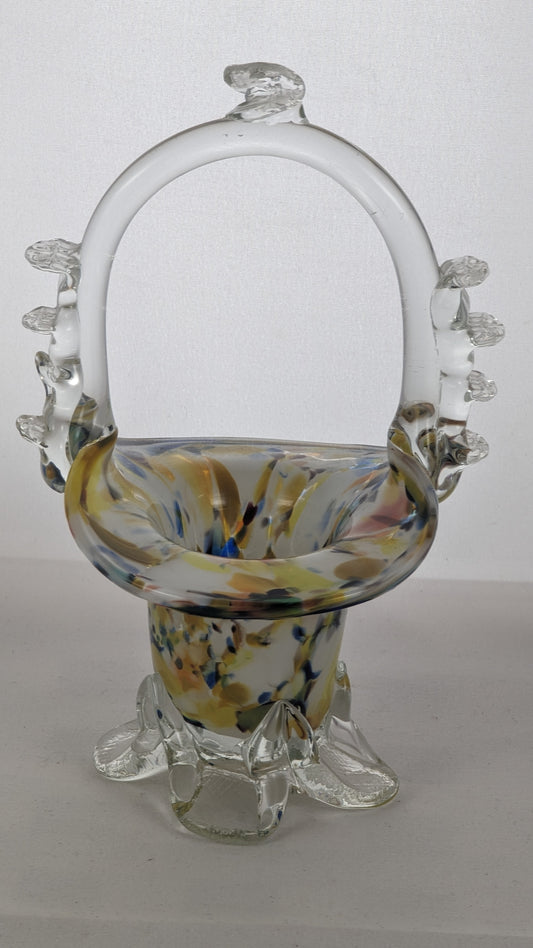 Murano Glass Posy Basket