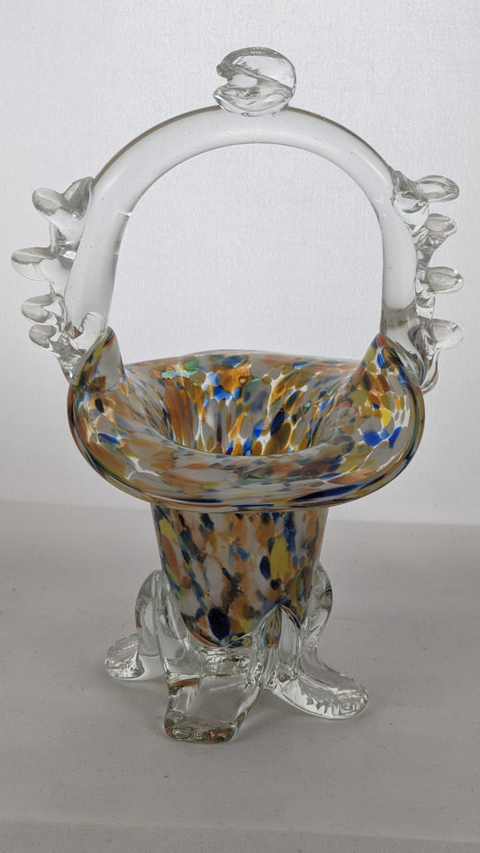 Murano Glass Posy Basket