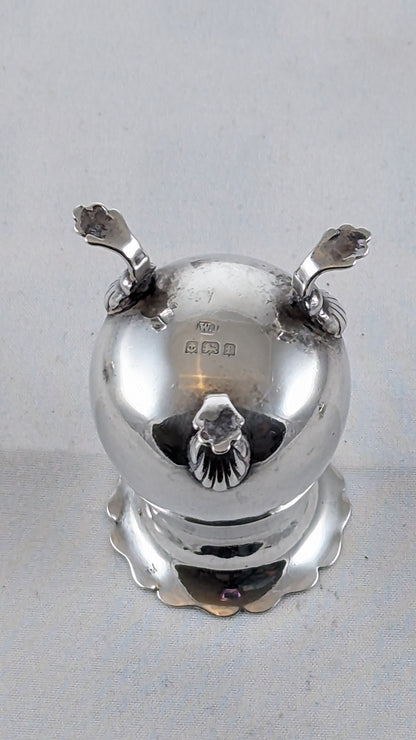 Solid Silver Salt/Pepper Shaker 1905/6