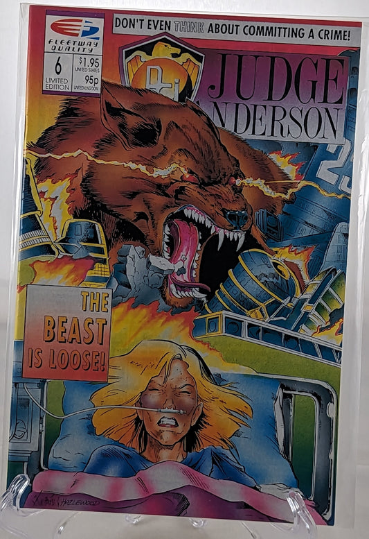 PSI Judge Anderson Limited Edition Issue 6 Fleetway Quality Comics