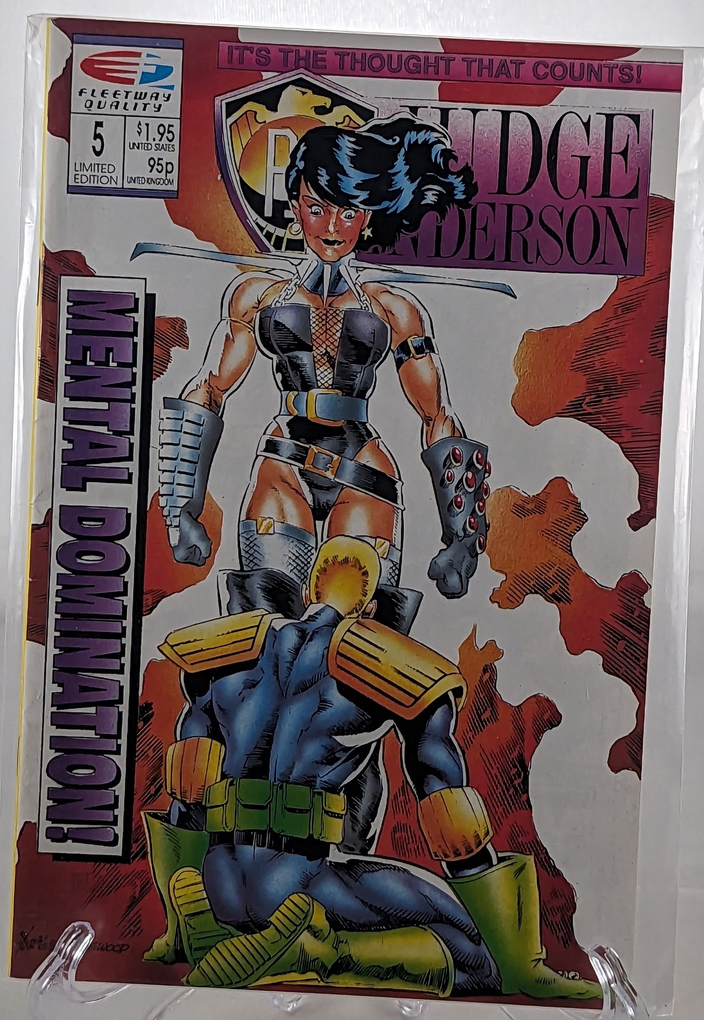 PSI Judge Anderson Limited Edition Issue 5 Fleetway Quality Comics