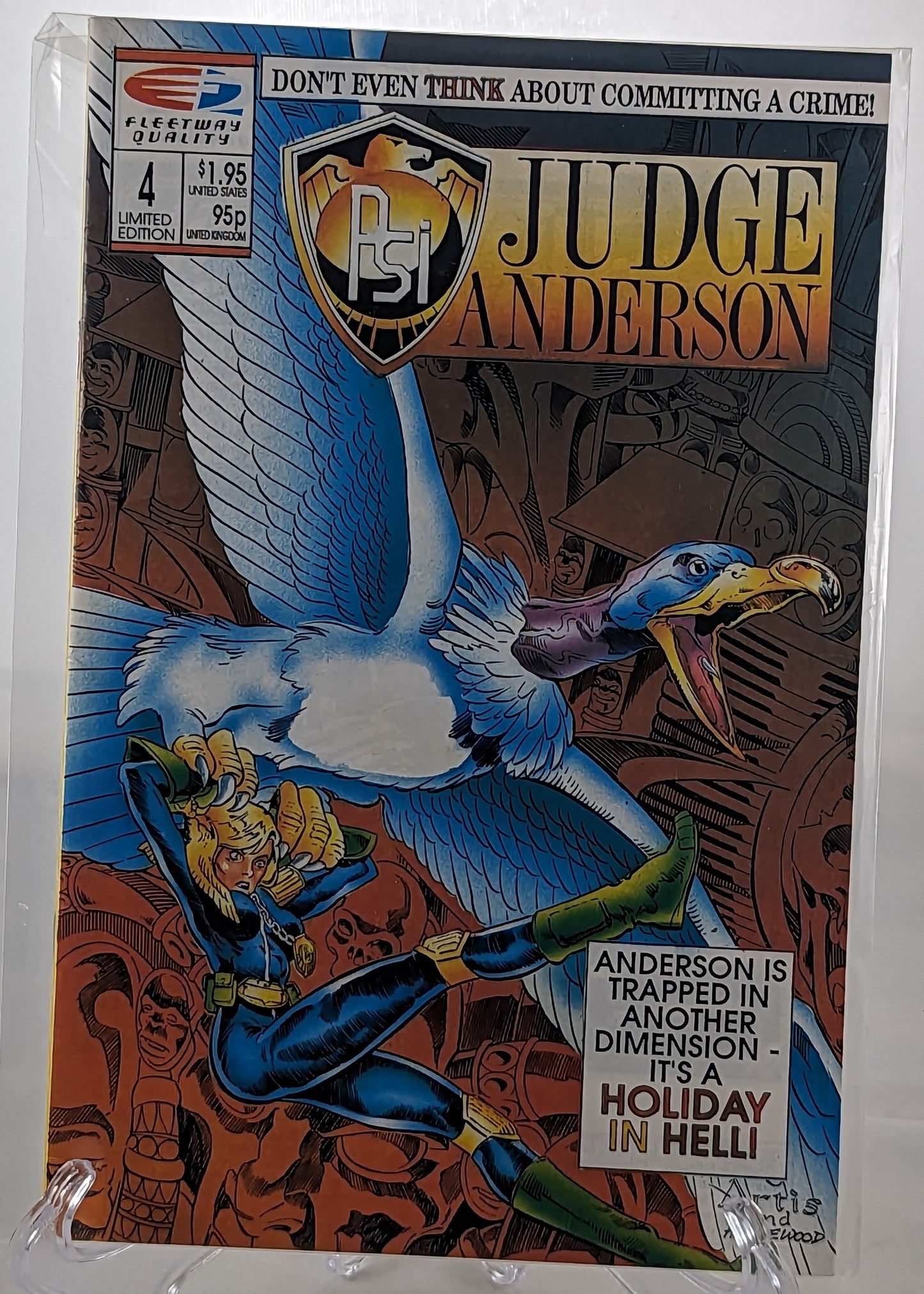 PSI Judge Anderson Limited Edition Issue 4 Fleetway Quality Comics