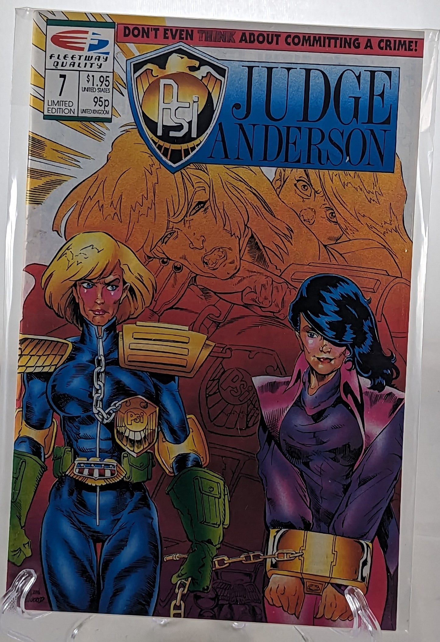 PSI Judge Anderson Limited Edition Issue 7 Fleetway Quality Comics