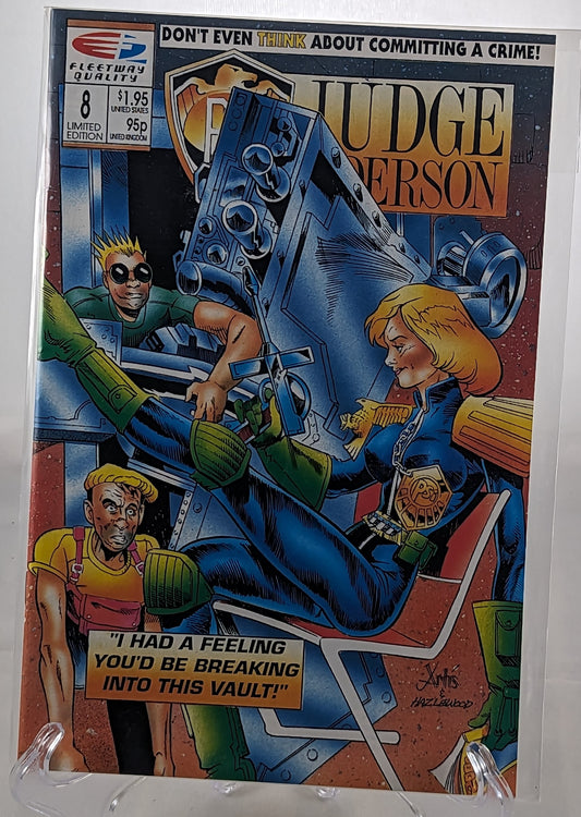 PSI Judge Anderson Limited Edition Issue 8 Fleetway Quality Comics